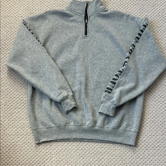 Taylor Swifts Eras Tour Gray Half-Zip Sweater - Picture 1 of 6